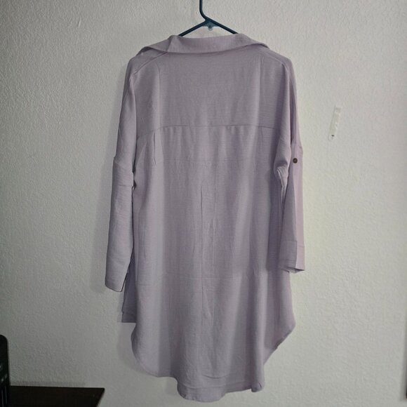 Zoye Chen L NWT lt Mauve top - Picture 4 of 4